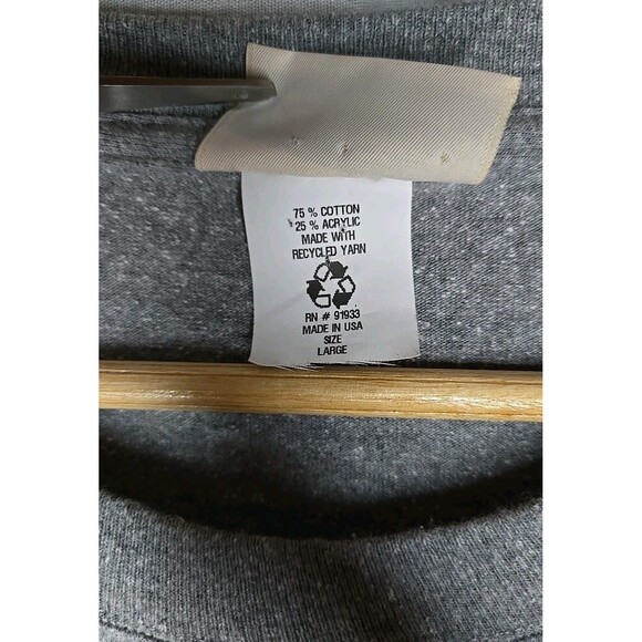 Pointer Brand Outfitter Green Recycled Long Sleeve, USA Made, Sz Lg, Gray, 91933 - Picture 6 of 9
